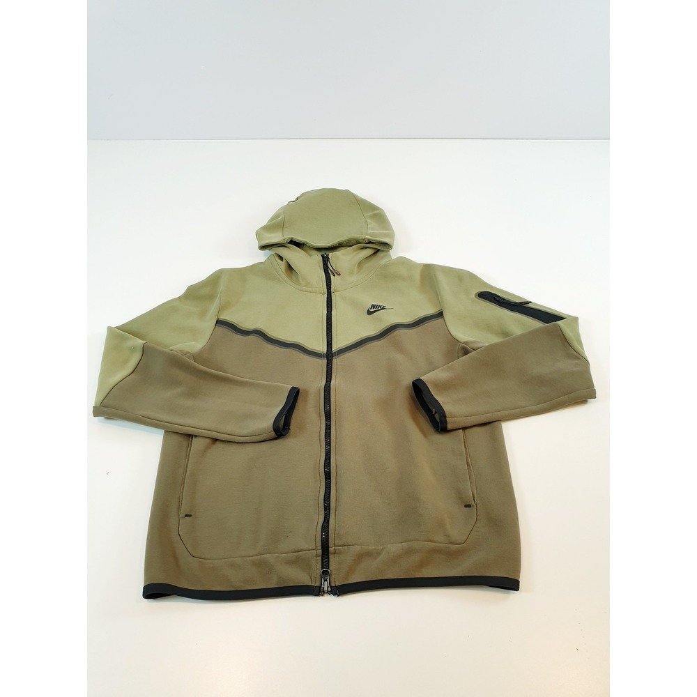 Men's Olive Green Hooded Jacket